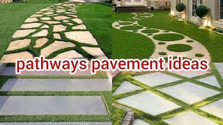 pathways pavement ideas  pathways ideas landscaping  pavedwalkway [upl. by Dewees]