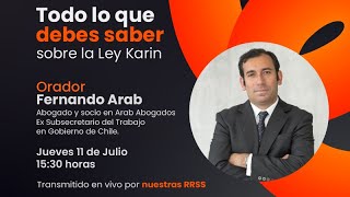 Webinar Todo lo que debes saber sobre la Ley Karin🚨 [upl. by Aihn]