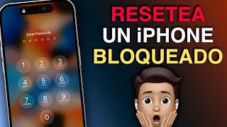 Cómo resetear formatear o restaurar iPhone bloqueado [upl. by Nikos]