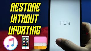 How To Restore Without Updating Your iOS Device Cydia Eraser Tweak [upl. by Noelc]