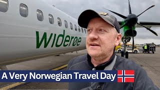 Flight and Overnight Train From Aberdeen to Oslo all with a Norwegian Twist [upl. by Skyler]