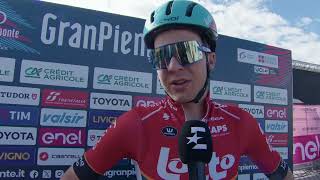 Florian Vermeersch  Interview at the start  Gran Piemonte 2024 [upl. by Pironi]