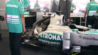 Mercedes F1 national anthem [upl. by Krahling]