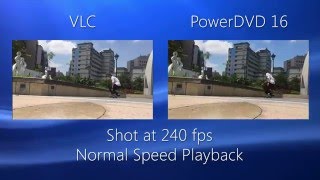 PowerDVD  Slow Motion Playback Comparison  CyberLink [upl. by Gnahc]