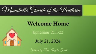 Mountville Church of the Brethren Worship on July 21 2024 [upl. by Adin]