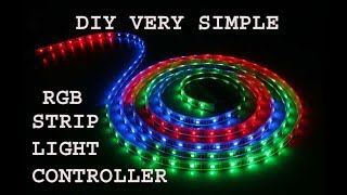 DIY RGB LED Strip controller  How to make RGB Strip LED controller video in HindiUrdu [upl. by Yerok]