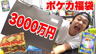 【最高額】3000万円ポケカ福袋を開封したらエグすぎるカード出てきたぞ！！ [upl. by Ahsitram360]