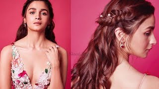 Top 10 Alia Bhatt Hair Style DesignsParty Wear Hair Style [upl. by Langill606]