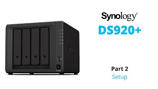 Synology DS920 Part 2  Set Up and Installation [upl. by Levy]