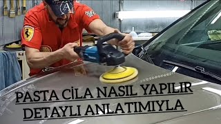 PASTA CİLA NASIL YAPILIR UYGULAMALI VE DETAYLI ANLATIM boyakorumapastacilacardetailingmenzerna [upl. by Ailuj]