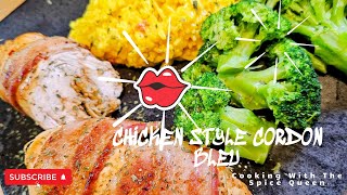 Flavorful Chicken Style Cordon Bleu Recipe cordonbleu [upl. by Kendy318]