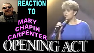 Mary Chapin Carpenter  Opening Act  Reaction [upl. by Ysnap]