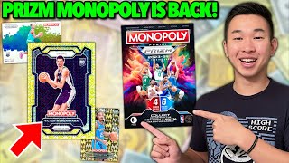 PRIZM MONOPOLY IS BACK FOR 2024 😳 202324 Panini Prizm Monopoly Retail Blaster Box Review x5 [upl. by Orren]