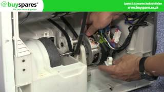 Replacing a Tumble Dryer Belt on a Condenser Dryer LG [upl. by Ayama]