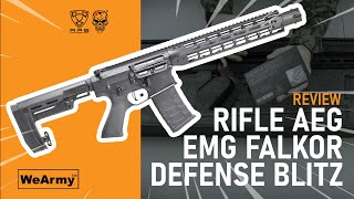 Review do Rifle EMG Modelo Falkor Defense Blitz  Série WeArmy Reviews [upl. by Yalc218]