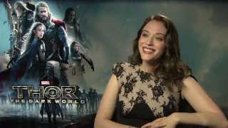 Thor 2 The Dark World Kat Dennings Official Movie Interview  ScreenSlam [upl. by Kahl223]