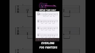 Foo Fighters  Everlong  Guitar Lesson amp Tabs guitar guitartutorial guitarcover [upl. by Kane971]