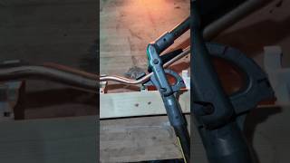 Pipe bending over a copper pipe howto diy shorts subscribe foryou asmr tools tips hack [upl. by Eleen]