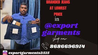 quotTop Branded Jeans for Men100 original premium branded jeans at lb nagar metro station [upl. by Annayr]