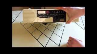 GE Spacemaker Cassette Clock Radio  1980s Under Counter [upl. by Akinom]