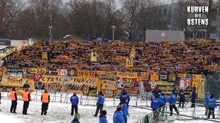 FC RotWeiß Erfurt 32 SG Dynamo Dresden 23012016  Support [upl. by Faso]