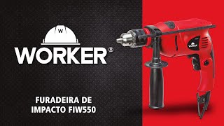 FURADEIRA DE IMPACTO FIW550  WORKER [upl. by Callan]