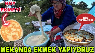 BABAMIN EN SEVDİĞİ BÖREKMEKANDA DIZMANAGÖÇMEN BÖREĞİ YAPIYORUZŞAHİN YAVRUSU BULDUM [upl. by Ednalrim853]