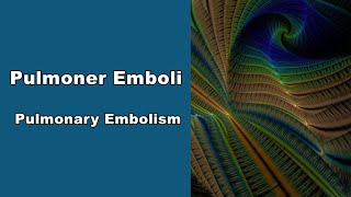 Pulmoner Emboli  Binaural  Isochronic  Enerji Frekansı [upl. by Nnylg]