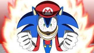 Sonic the Hedgehog in Super Mario Kart Animation  GAME SHENANIGANS 🔵💨🏆 [upl. by Alliuqal]