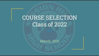 Current 11th grade course selection for 20212022 [upl. by Enriqueta836]