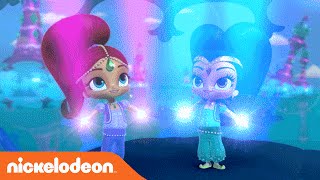 Shimmer and Shine  Theme Song  Music Video  Nickelodeon [upl. by Ahsikin]