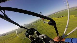 Aerolite 103 what an amazing airplane short take off with 10 degrees of flaps [upl. by Lleynod]