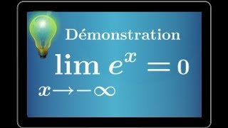 Fonction exponentielle • limite de ex en ∞ Explication  démonstration • Terminale S [upl. by Ssepmet705]