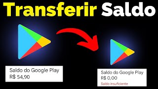 Como Transferir Saldo da Google Play para Outra Conta NOVO METODO 2024 [upl. by Ybsorc]