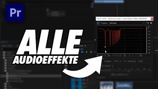 Alle Audioeffekte schnell erklärt  Premiere Pro 2022 [upl. by Nyvrem]