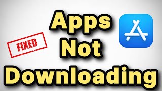 iPhone apps not downloading Solved [upl. by Cusack587]