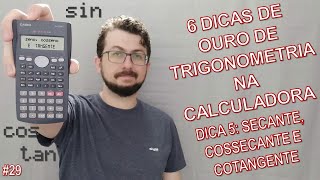 Calculadora Científica  29  Calcular cossecante secante e cotangente [upl. by Grata]