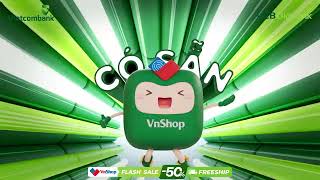 MUA SẮM VNSHOP CÓ SẴN TRÊN VCB DIGIBANK [upl. by Nevet]