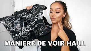 MANIERE DE VOIR HAUL  amp Tryon [upl. by Ecnerrot604]