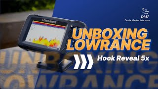 Unboxing Lowrance Hook Reveal 5x SplitShot Fish Finder 2021 [upl. by Larimor]