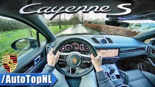 2018 Porsche Cayenne S 29 V6 BiTurbo POV Test Drive by AutoTopNL [upl. by Leay950]