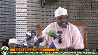 ALLAH KATUWEKEA PAZIA ILI TUSIOGOPANE  SHEIKH OTHMAN MAALIM [upl. by Lainahtan]