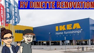 RV Dinette Renovation  IKEA [upl. by Ellwood]