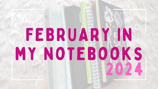 February Journal Flip Through 2024 [upl. by Emersen973]