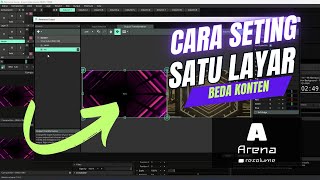 Cara Seting Resolume Beda Konten Dalam Satu Screen [upl. by Tallbot517]