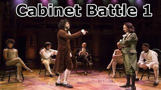 Hamilton  Cabinet Battle 1 Hamiltons Rap With Subtitles [upl. by Sisile]