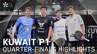 Kuwait City Premier Padel P1 Highlights day 5 [upl. by Anawek373]