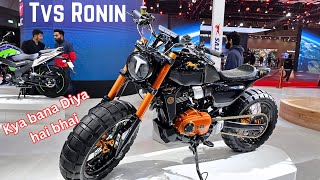 Tvs Ronin 2024 Full Modified Bike Launching Soon In Indian Market Walk round Review Look Impression [upl. by Aduhey]