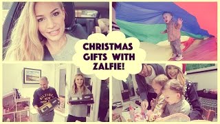 Christmas Gifts with Zalfie  VLOGMAS DAY 24 [upl. by Alohcin]