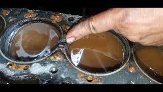 5K engine cylinder head gasket damage 2amp3 loss power by jessautomotive [upl. by Liartnod]